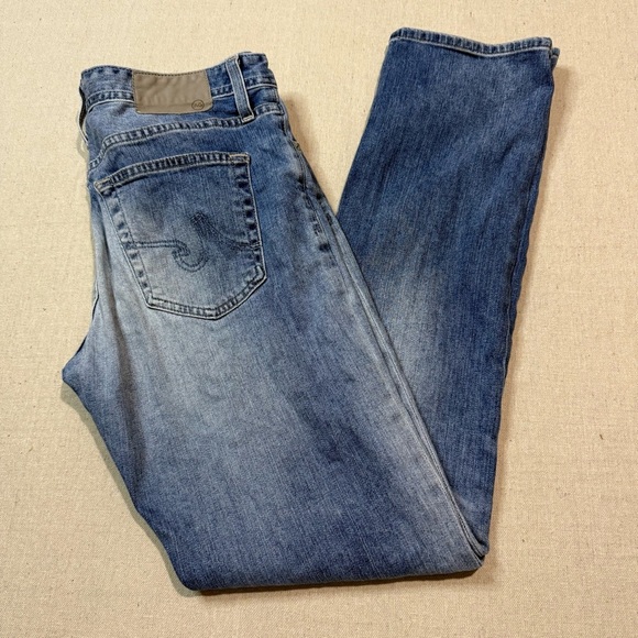 Adriano Goldschmied Jeans Men’s The Everett Slim Straight 31 X 33 Medium Wash - Picture 1 of 8